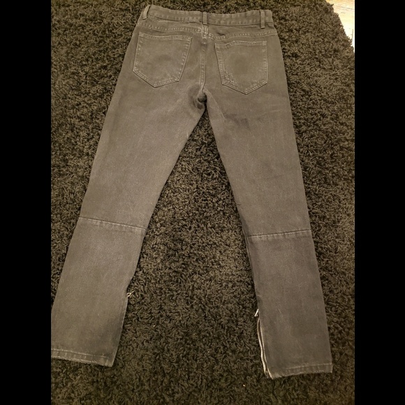 Mens Black F21 Distresswd Denim Jean's - Picture 2 of 3